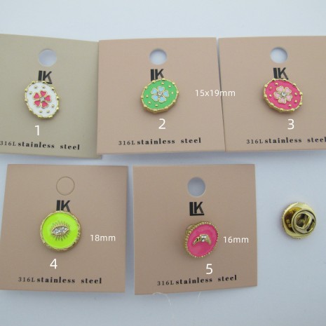 pin's en acier inoxydable