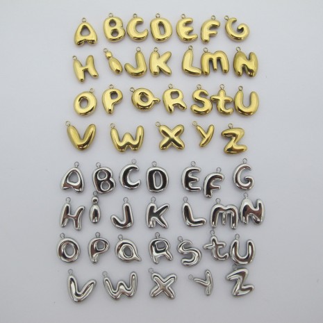 26 Stainless Steel Letter Pendant