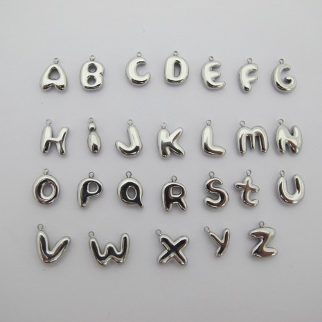 4 Stainless Steel Letter Pendant