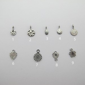 20 stainless steel charms