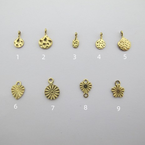 20 stainless steel charms