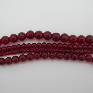 perles rondes en verre