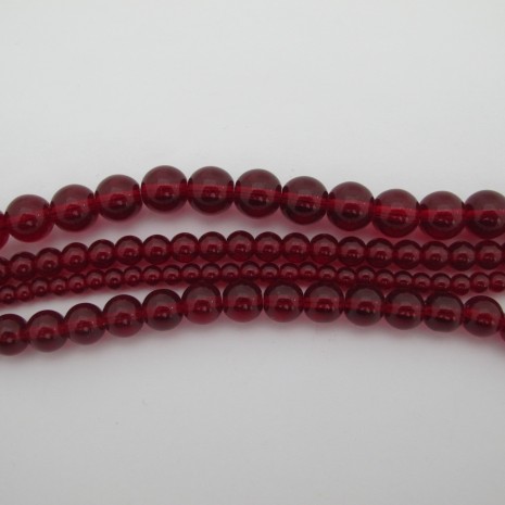 perles rondes en verre