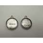 Pendant stainless steel 10 pcs 8x4mm