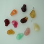 20 pieces, 22x15mm acrylic teardrops