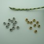 Perles Intercalaires 4x2x2mm En Acier Inoxydable