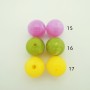 20 pcs 16mm acrylic balls