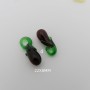 Glass fruit charms - 20 pcs