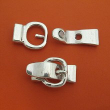 10 Flat cord magnet clasp 10x2mm