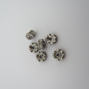 20 7mm stainless steel rhinestone washers