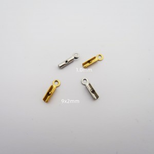 20 Lace Clips for 1mm Stainless Steel Cord