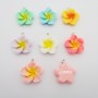 10 resin flower pendants