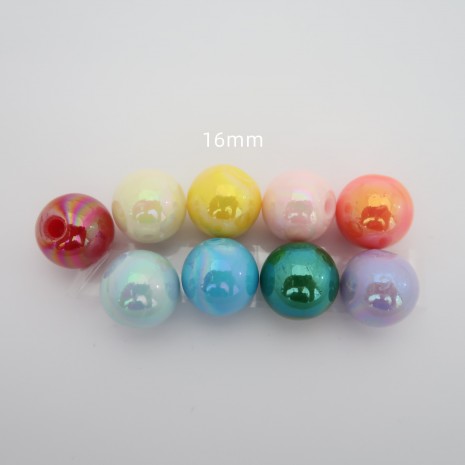 20 pcs 16mm acrylic beads