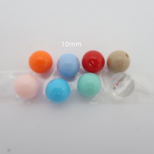 125 g 10 mm acrylic beads