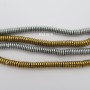Hematite round beads—40 cm string