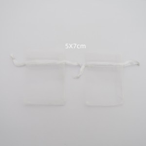 100 Organza Pouches, 50x70mm