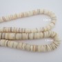Perles rondelles en nacre Fil de 40 cm