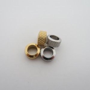10 stainless steel large-hole beads