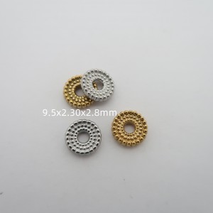 10 Perles rondelles acier inoxydable