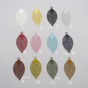 50 Estampes Feuille 38X19mm