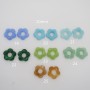 50 pcs Perles  fleurs 20mm acryliques