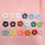50 Pcs Perles Fleurs 26mm Acryliques