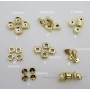 50 Acrylic Spacer Beads