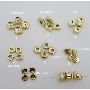 50 Acrylic Spacer Beads
