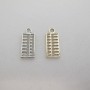 50 Pendentif 19x8mm