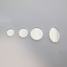 50 Cabochon holder 12mm/15mm/20mm/18x25mm