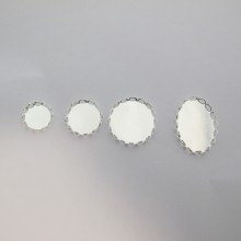 50 Support cabochon 12mm/15mm/20 mm/18x25mm