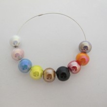 50 Round Ceramic Beads 8mm/10mm/12mm