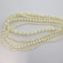 Round mother of pearl - 40cm thread
