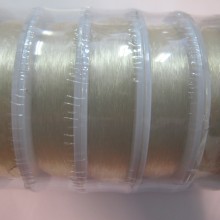 12 Spools Nylon elastic thread 0.30mm transparent x100m