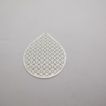 50 Drop stamp laser cut 40x28mm