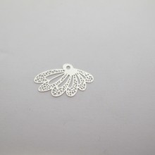 50 Estampe éventails laser cut 25x15mm