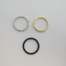 50 Closed spacer rings 19mm