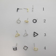 50 pieces Earrings stems