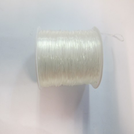 Bobine de fil Nylon Elastique 0,8mm environ 10m