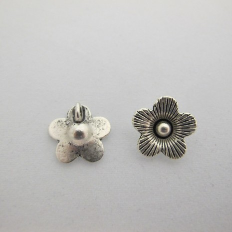 50 Fleurs Crochet metal 14mm