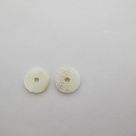 50 nacre Rond plat 13mm