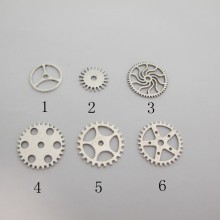50 Spacers toothed wheel Metal