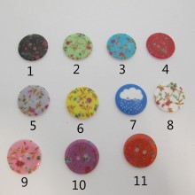 50 Synthetic buttons 23mm