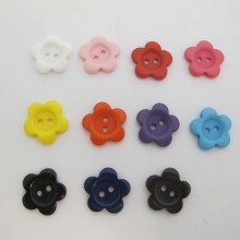 50 Boutons Fleurs synthétiques 18mm