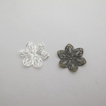 100 Estampe Fleurs 22mm