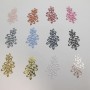 30 Estampes Fleurs Laser Cut 35x19mm