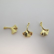 20 Dividers Flowers 23x16mm Gold plated