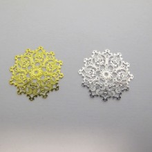 50 Estampes Fleurs Laser Cut 22mm