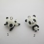 50 Breloques Panda En Résine