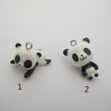 50 Resin Panda Charms
